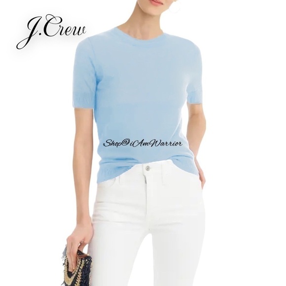 J. Crew Sweaters - J.Crew NWT {PRICE FIRM} light weight silk short sleeve sweater shop@iamwarrior